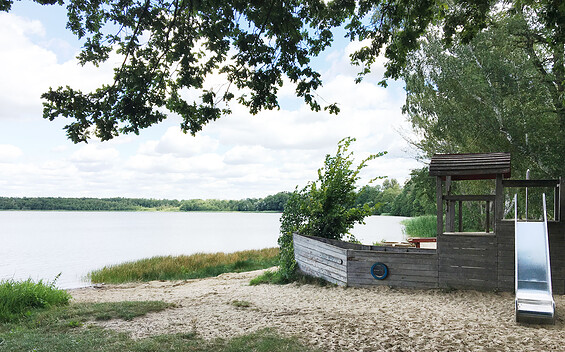 Pätzer Vordersee bathing area, Foto: Juliane Frank, Lizenz: Tourismusverband Dahme-Seenland e.V.