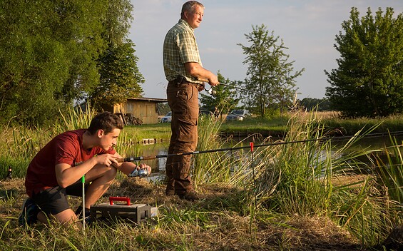 Angler im Seenland Oder-Spree, Foto: Florian Läufer, Lizenz: Seenland Oder-Spree