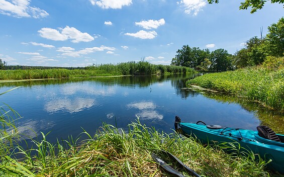 Kanutour auf der Müggelspree, Foto: Florian Läufer, Lizenz: Seenland Oder-Spree