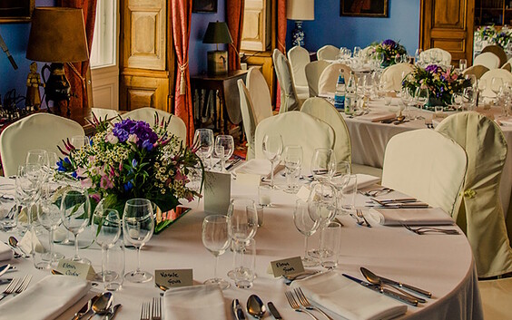 Blauer Salon, Foto: Schloss Stülpe