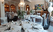 Saal in Silbergrau, Foto: Landhotel Classic, Lizenz: Landhotel Classic