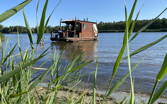 Floßauszeit, Foto: Floßverleih TreibGuT, Lizenz: Floßverleih TreibGuT