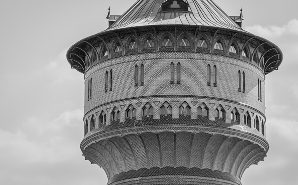 Detailansicht Forster Wasserturm, Foto: Patrick Lucia, Lizenz: PatLografie
