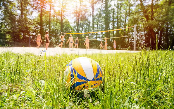 Beachvolleyball im Cecilienpark am Scharmützelsee in Bad Saarow, Foto: Artprojekt Entwicklungen GmbH