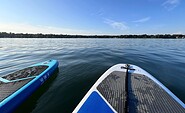 SUP fahren auf dem Scharmützelsee, Foto: Tourismusverein Scharmützelsee