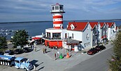 Leuchtturm-Hotel am Geierswalder See, Foto: Fotofeuerwehr Hr. Kliche, Lizenz: Foto: DerLeuchtTurm-Gastro GmbH