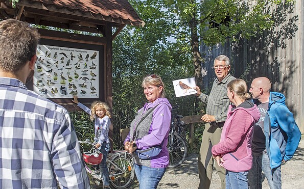 Explanation on the display board, Foto: Nada Quenzel, Lizenz: Tourismusverband Lausitzer Seenland e.V./ Touristinformation Hoyerswerda