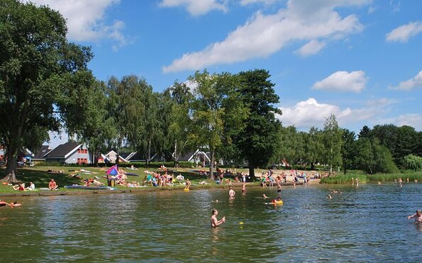 Badestelle am Ferienpark, Foto: Daniela Morgenstern, Lizenz: Tourismusverein Scharmützelsee