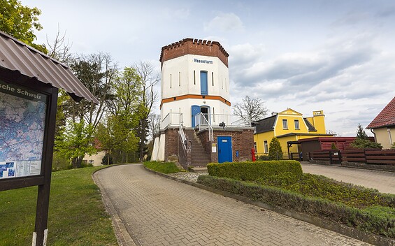 Wasserturm Waldsieversdorf, Foto: Steffen Lehmann, Lizenz: TMB Fotoarchiv