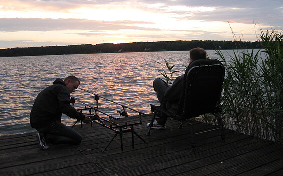 Angler am Scharmützelsee, Foto: Tourismusverein Scharmützelsee