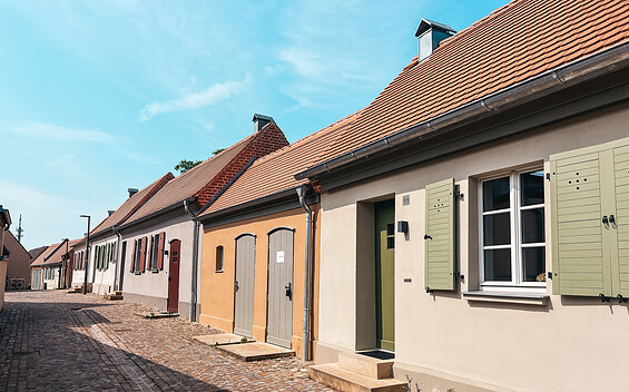 Kyritzer Budenhäuser, Foto: Corinna Kassner, Lizenz: Tourismusverband Prignitz