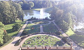 Grandioser Blick über die Teppichbeete in den Schlosspark, Foto: Ulrich Jarke