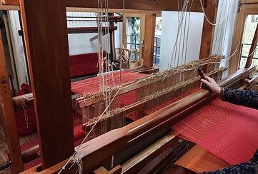 Weben von Stoffen, Foto: Merith Sommer, Lizenz: tmu GmbH