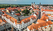 Hotelansicht von oben, Foto: David Ludley Photography, Lizenz: martas Hotel Lutherstadt Wittenberg