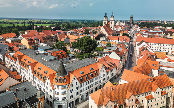 martas Hotel Lutherstadt Wittenberg - Ansicht von oben, Foto: David Ludley Photography, Lizenz: martas Hotel Lutherstadt Wittenberg
