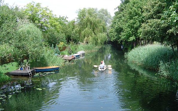 Mit dem Kanu auf dem Katharinengraben, Foto: Tourismusverband Seenland Oder-Spree e.V.