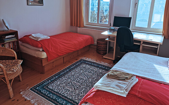 Gästezimmer, Foto: Elisabeth Bliklen