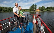 Fahrrad- und Personenfähre Leißnitz, Foto: Florian Läufer, Lizenz: Seenland Oder-Spree