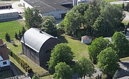 Wettermuseum, Ballonhalle vom Drachen aus fotografiert, Foto: Wettermuseum e. V.