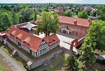 Burg Storkow - Luftaufnahme, Foto: André Emmerich