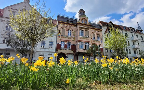 Das Haus der vier Jahreszeiten in Wittenberge, Foto: Marcel Steller, Lizenz: Kultur-, Sport- und Tourismusbetrieb Eigenbetrieb der Stadt Wittenberge