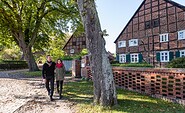 Romantische Fachwerkhäuser in Zwischendeich, Foto: Markus Tiemann, Lizenz: Tourismusverband Prignitz e.V.