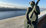 Sculpture ‘Time travel’ - bassist, Foto: Jeannette Küther, Lizenz: Kultur-, Sport- und Tourismusbetrieb Eigenbetrieb der Stadt Wittenberge