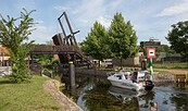 Blick auf die historische Holz-Klappbrücke in Storkow (Mark), Foto: Florian Läufer, Lizenz: Seenland Oder-Spree