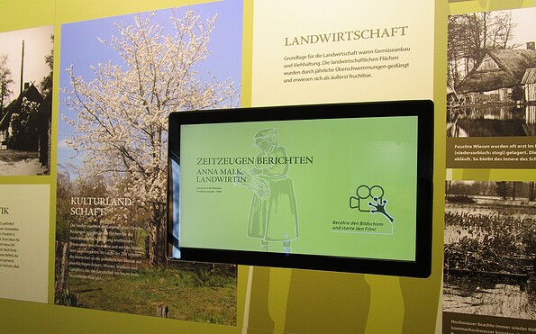 Ausstellung Schlossberghof, Foto: H. Gallo (BR Spreewald), Lizenz: LfU Brandenburg
