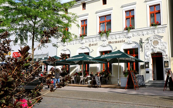 Hotel "Germania" (Wittenberge), Foto: Thomas Schneider, Lizenz: Tourismusverband e.V.