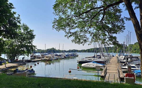 SaarowMarina Fontanepark in Bad Saarow am Scharmützelsee, Foto: Tourismusverein Scharmützelsee