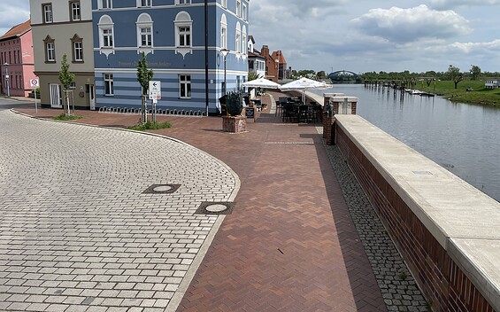 Café "Zum goldenen Anker", Foto: H. Bayer, Lizenz: Tourismusverband Prignitz e.V.