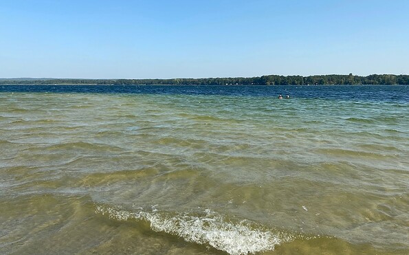 Scharmützelsee, Badestelle am Campingplatz Schwarzhorn, Foto: Tourismusverein Scharmützelsee