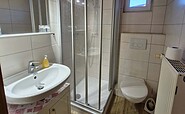 Badezimmer im Ferienhaus, Foto: Ute Adamick