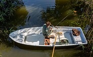 Boat on the Katharinengraben, Foto: Florian Läufer, Lizenz: Seenland Oder-Spree
