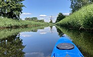 Kanu auf dem Wustrauer Rhin, Foto: Itta Olaj, Lizenz: Tourismusverband Ruppiner Seenland e. V.