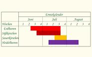 harvest calendar, Foto: Obst- und Pferdehof Neumann