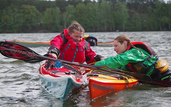 Advanced course canoe school, Foto: Daniel Uhlig, Lizenz: outdoorVAGABUNDEN UG