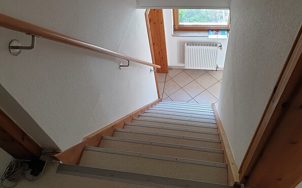 Staircase in the holiday home, Foto: Touristinfo SFB, Lizenz: TV LSL e.V.