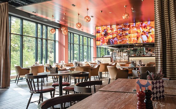 Restaurant "PIAZZA" in the a-ja Resort, Foto: DSR Hotel Holding