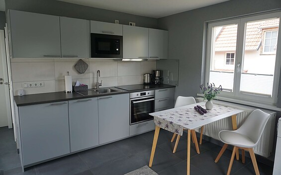 Küche, Foto: Ferienwohnung La Corneille