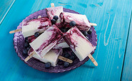 Cheesecake Blaubeere California Pops, Foto: two in one production UG