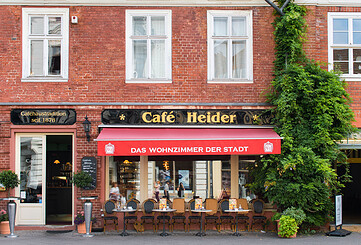 Café Heider in der Friedrich Ebert Straße in Potsdam, Foto: André Stiebitz, Lizenz: PMSG