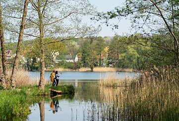Birdwatching im Naturpark Märkische Schweiz, Foto: Florian Läufer, Lizenz: Seenland Oder-Spree