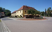 View of the beer garden, Foto: Milan Hennig, Lizenz: Gasthof Drei Linden
