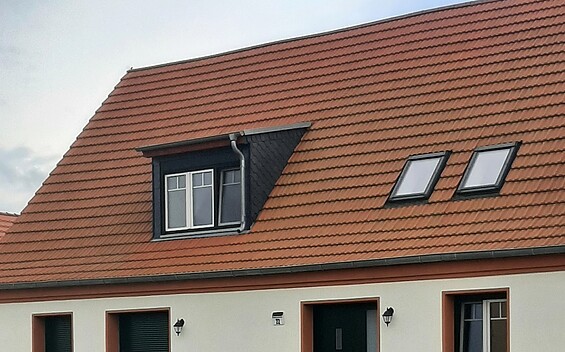 Hauseingang Mehrgenerationen Wohnen und Urlaub Kerkow, Foto: Ute Betker, Lizenz: Ute Betker