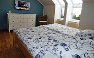 Ferienwohnung Oderbruch  – Schlafzimmer mit Doppelbett – Bettwäsche inklusive, Foto: Seenland Oder-Spree
