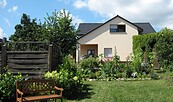 Vacation home Oderbruch exterior view - a vacation home with a garden, Foto: Seenland Oder-Spree