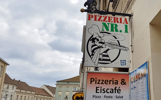 Pizzeria Nr. 1 in Potsdam, Foto: Melanie Gey, Lizenz: PMSG