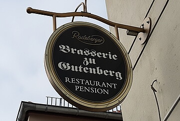 Restaurant "Brasserie zu Gutenberg"